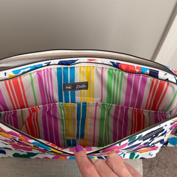 Lug Women's Colorful Floral Laptop Bag- w/ adjustable crossbody - Picture 5 of 5